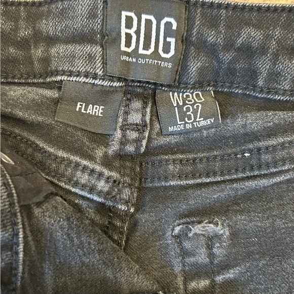 BDG Urban Outfitters Flare Black Denim Jeans - Picture 8 of 8